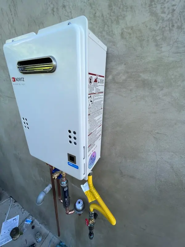 Tankless water heater installation for Blawenburg homes